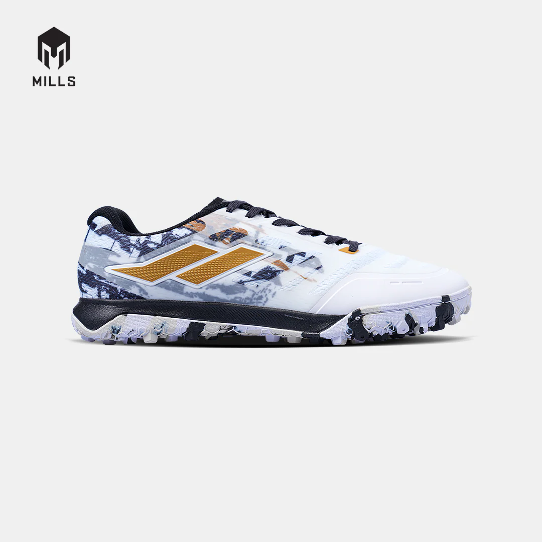 MILLS SEPATU FUTSAL VOLTASALA ALVEZ TF WHITEBLACKGOLD 9005603 - Gambar 8