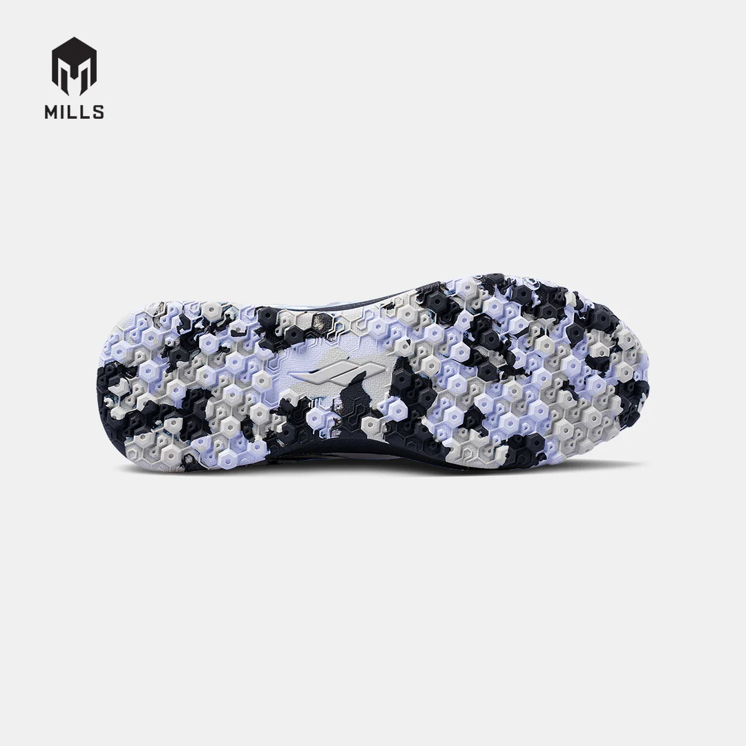 MILLS SEPATU FUTSAL VOLTASALA ALVEZ TF WHITEBLACKGOLD 9005603 - Gambar 3